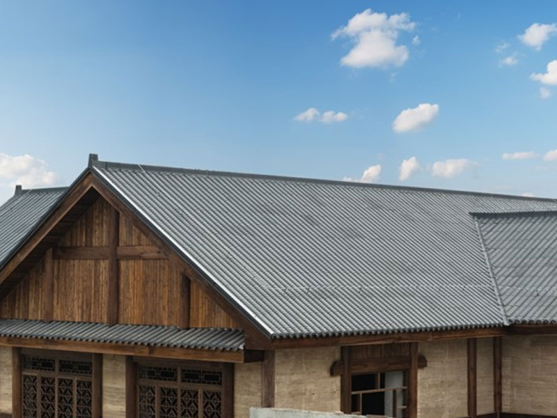 Aluminyo magnesium manganese hui style antigong indigo metal bubong na tile