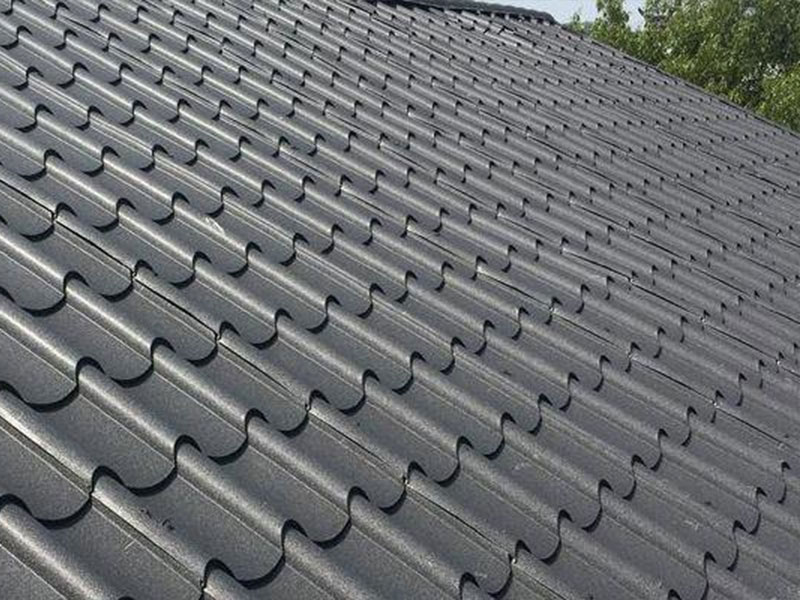 Aluminyo magnesium manganese one-piece kawayan magkasanib na mga tile na bubong ng metal