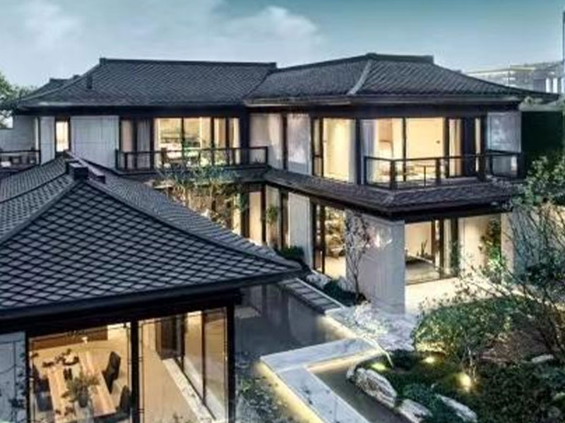 Aluminyo magnesium manganese diamante hugis isda scale metal bubong na tile