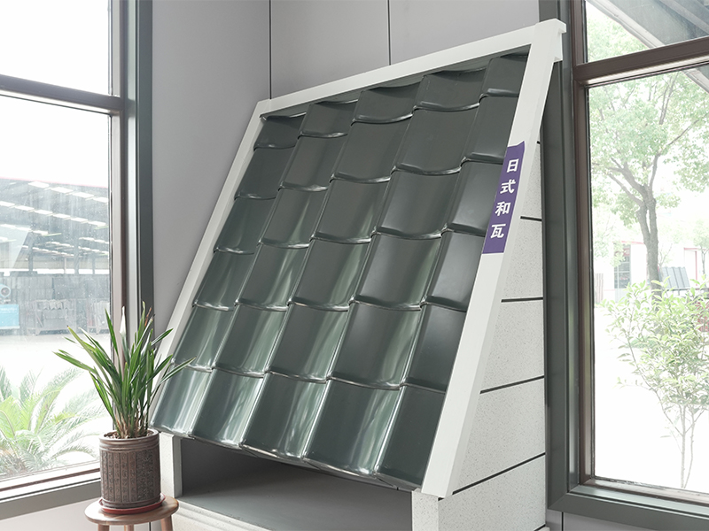 Aluminyo magnesium manganese japanese style metal bubong tile